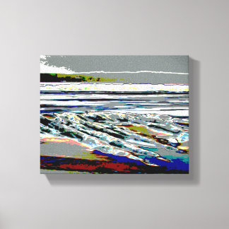 Bridgewater N.S. Riser's Beach Abstract print art