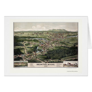 Bridgton, ME Panoramic Map - 1888