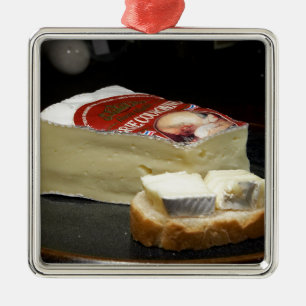 Brie Cheese Design Metal Tree Decoration