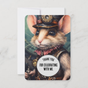 Brie Thank You Steampunk Custom Card