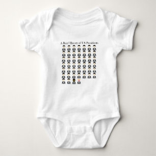 Brief History of US Presidents Baby Bodysuit