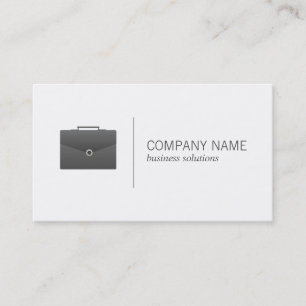 Briefcase (black)   Business Business Card