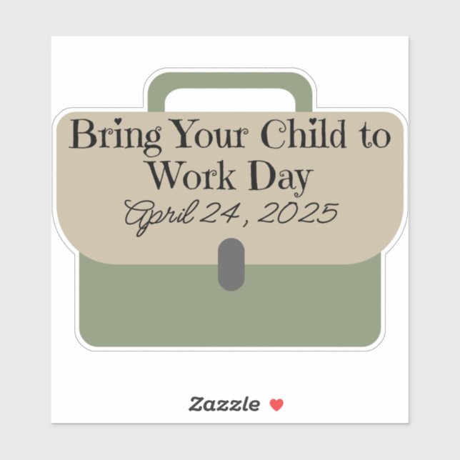 Briefcase Bring Your Child to Work Day 2025 (Sheet)