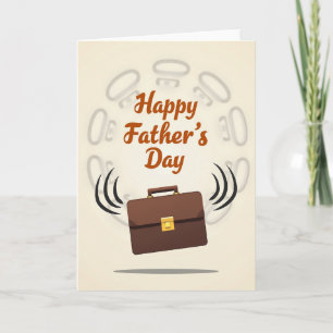 Briefcase Fathers Day Card