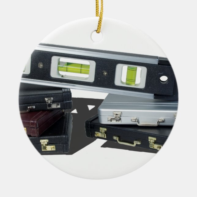 BriefcasesLevel061315.png Ceramic Ornament (Front)