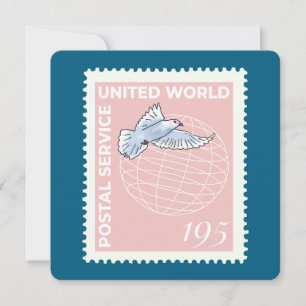 Briefmarke - save the date