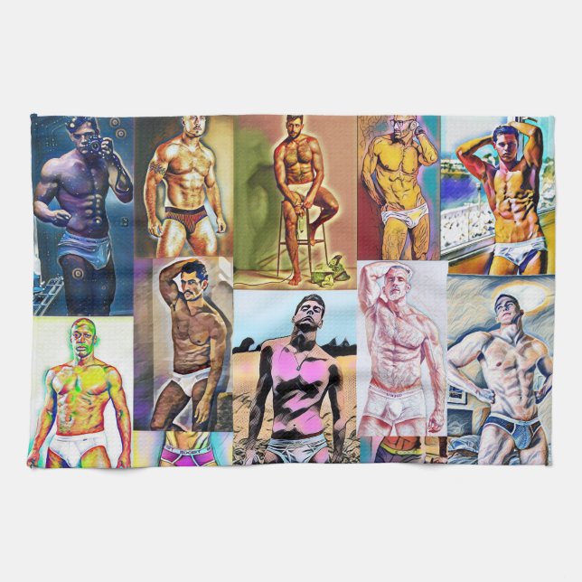 Briefs Tea Towel (Horizontal)