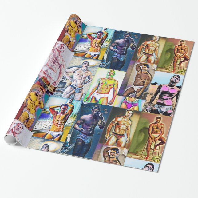Briefs Wrapping Paper (Unrolled)