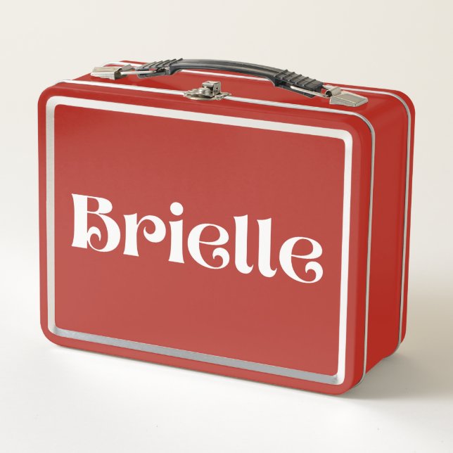 Brielle  metal lunch box (Front)