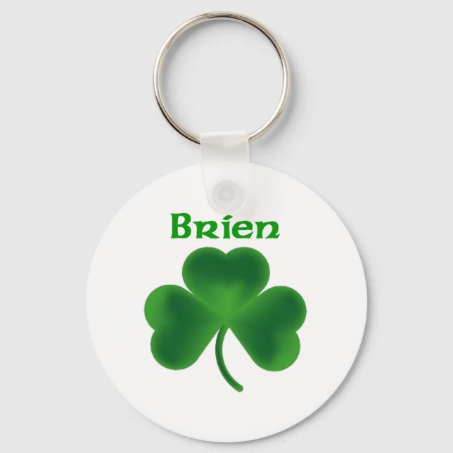 Brien Shamrock Key Ring (Front)