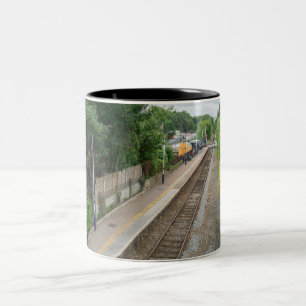 Brierfield Railway Station, Lancashire Two-Tone Coffee Mug