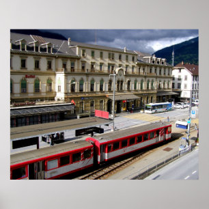 Brig station building poster