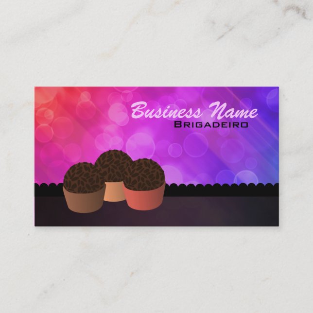 Brigadeiro Business Cards (Front)