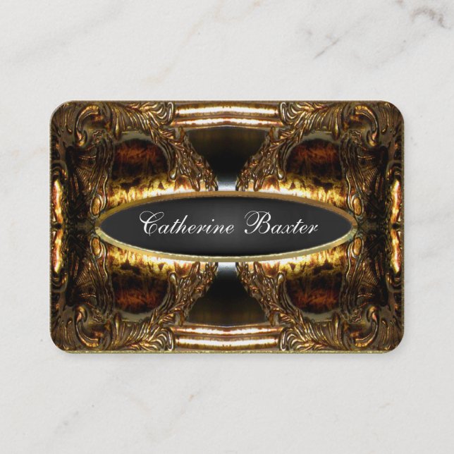 Brigadere  Elegant Professional Business Card (Front)