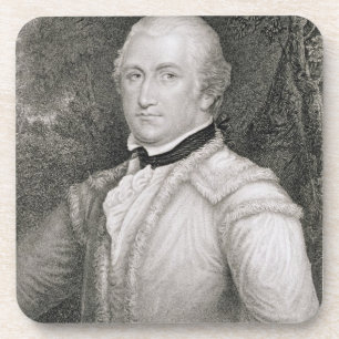 Brigadier General Daniel Morgan (1736-1802) engrav Coaster