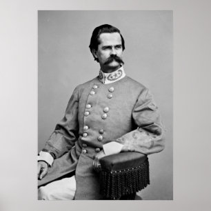 Brigadier General Richard L.T. Beale, C.S.A. 1860s Poster