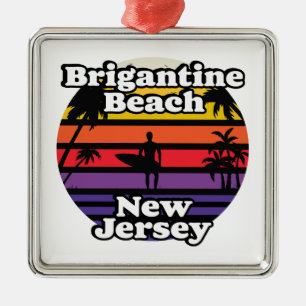 Brigantine Beach,New Jersey Metal Ornament