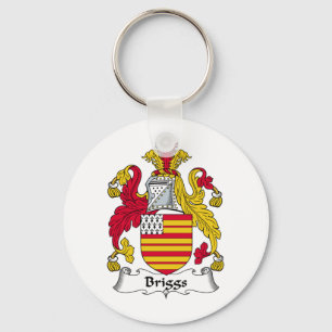 Briggs Family Crest Key Ring