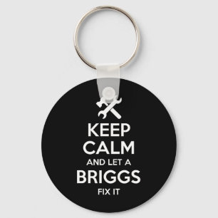 Briggs Funny Surname Birthday Family Tree Reunion  Key Ring