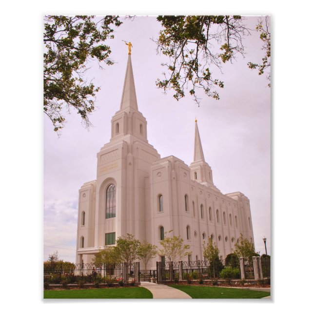 Brigham City LDS Temple Photo Print (Front)