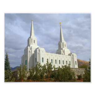 Brigham CIty Utah LDS, Mormon Temple Photo Print