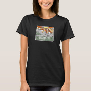 Brigham City Utah Mountains UT Vacation Souvenir P T-Shirt