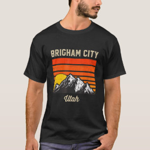 Brigham City Utah Retro Vintage City State Usa T-Shirt