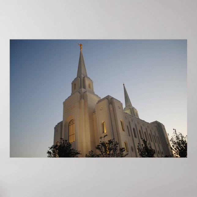 Brigham City Utah Temple #1 LDS Wall Art Poster (Front)