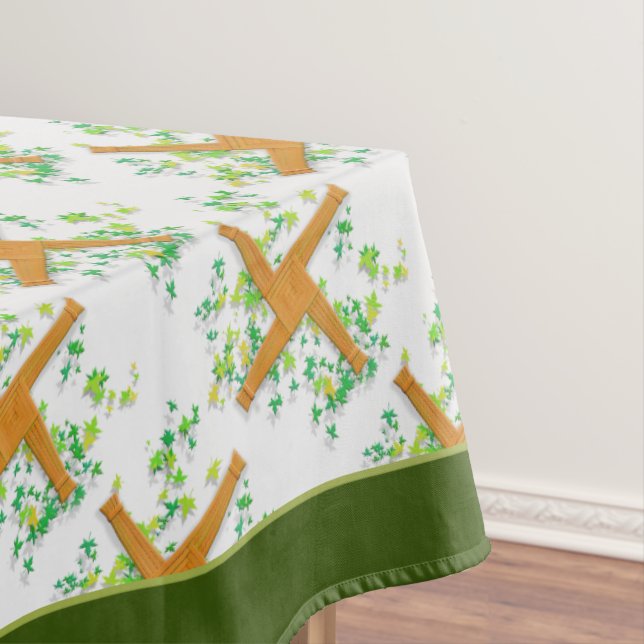 Brighid Cross Tablecloth (In Situ)