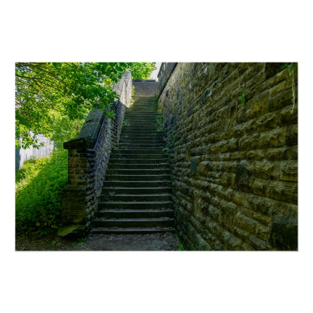 Brighouse Steps - West Yorkshire Poster (Front)