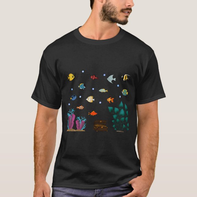 Bright 3 fish T-Shirt (Front)