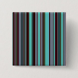 Bright 60s Retro Stripes 15 Cm Square Badge