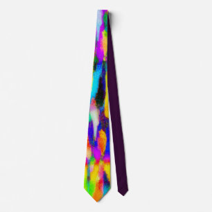 Bright abstract blend tie