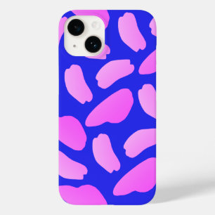 Bright Abstract Blue Pink Pattern Case-Mate iPhone 14 Case