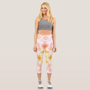 Bright Abstract  Capri Leggings