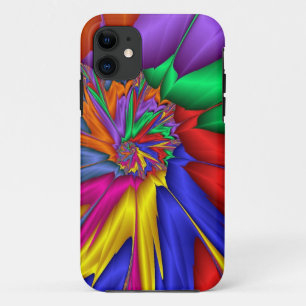 Bright abstract iPhone 11 case