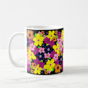 Bright Abstract Flower Art Coffee Mug