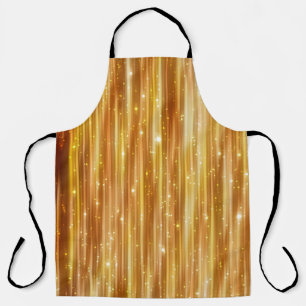 Bright abstract golden background with glitter apron
