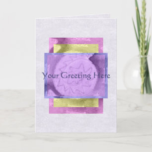 Bright Abstract Greeting Card
