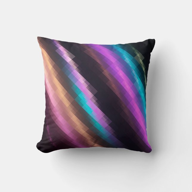 Bright abstract mosaic multicolored background wit cushion (Front)