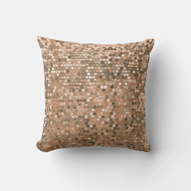Bright abstract mosaic vintage background with glo cushion (Front)