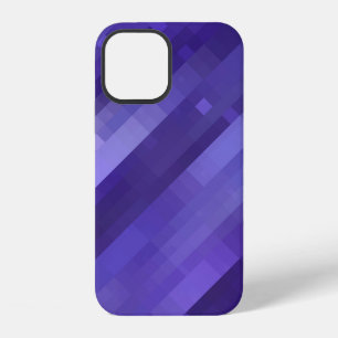 Bright abstract mosaic violet background with glos iPhone 12 case