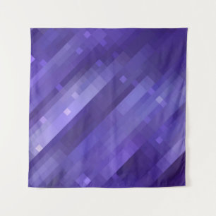 Bright abstract mosaic violet background with glos tapestry