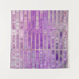 Bright abstract mosaic violet background with glos tapestry