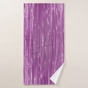 Bright abstract pink background with glitter bath towel