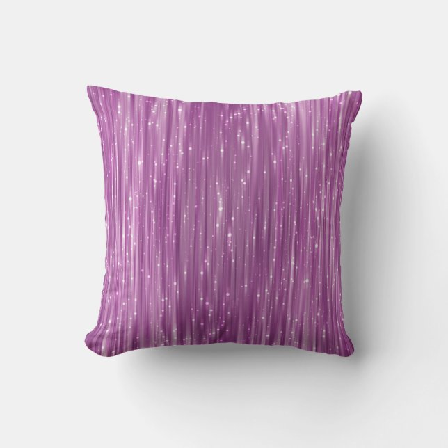 Bright abstract pink background with glitter cushion (Front)
