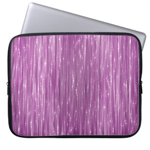 Bright abstract pink background with glitter laptop sleeve