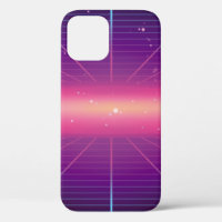 Bright abstract retro background made in 80s style