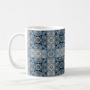 Bright abstract seamless lace pattern romantic pri coffee mug