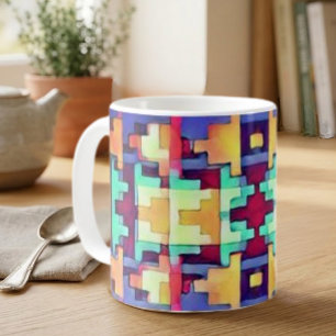 Bright Abstract Southwest  Coffee Mug